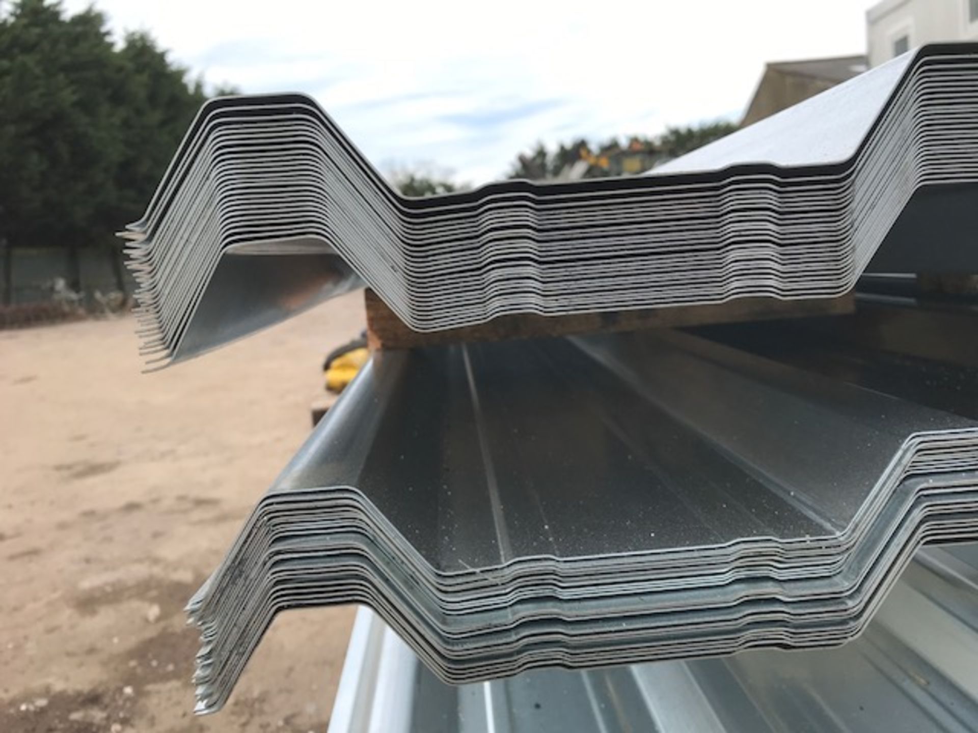 50 X 12FT GALVANISED BOX PROFILE ROOF SHEETS, - Image 2 of 3