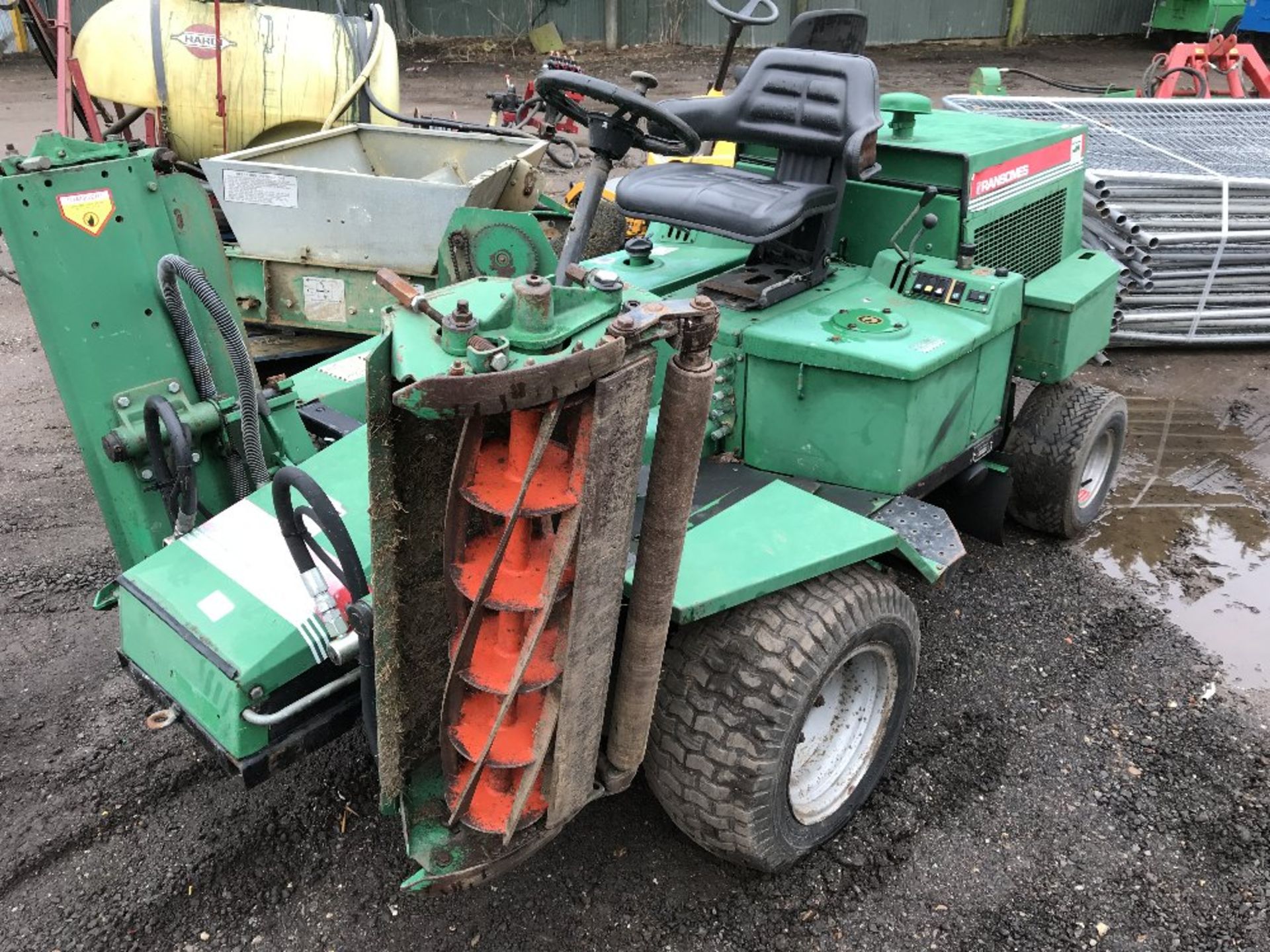 RANSOMES HIGHWAY 213 TRIPLE MOWER, KUBOTA ENGINED when tested was seen to drive and mowers turned
