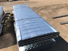 100NO 8FT GALVANISED CORRUGATED ROOF SHEETS 90CM (3FT APPROX) WIDTH