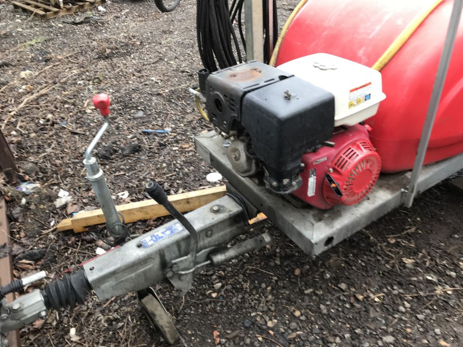 Western petrol engined pressure washer bowser. NO VAT ON HAMMER PRICE when tested was seen to run - Image 3 of 6