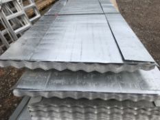 Pack of 25no. 10ft length corrugated galvanised roof sheets