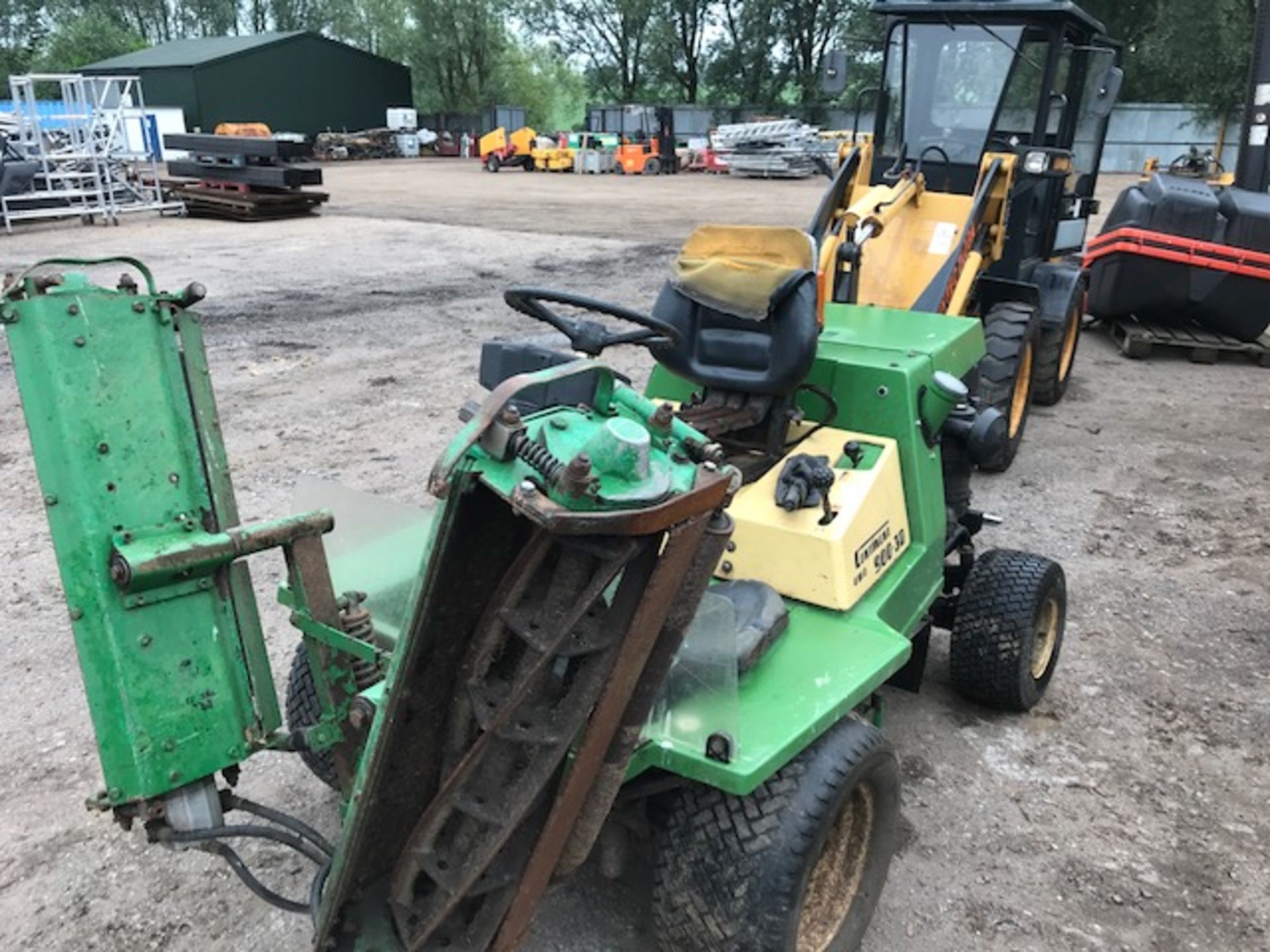 ROBERINE RIDE ON TRIPLE MOWER, NON RUNNER