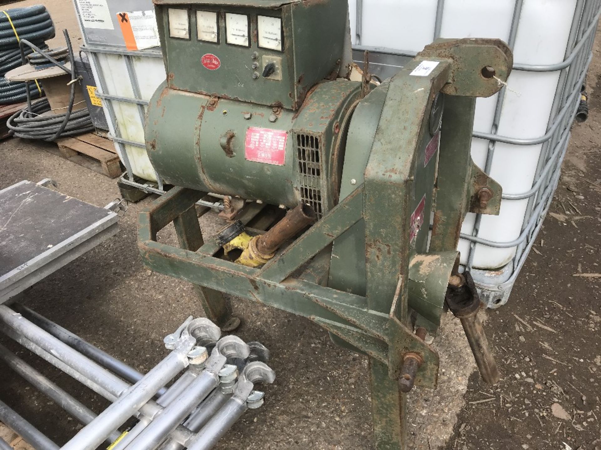 PTO POWERED GENERATOR 15KVA RATED….sold under the Auctioneer's Margin Scheme, therefore NO VAT
