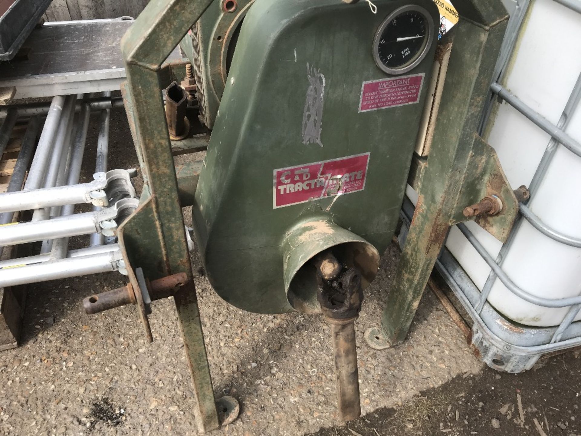 PTO POWERED GENERATOR 15KVA RATED….sold under the Auctioneer's Margin Scheme, therefore NO VAT - Image 2 of 5