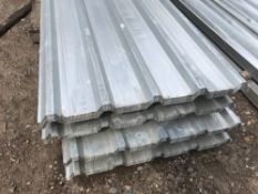 Pack of 50no. 12ft box profile galvanised roof sheets