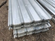 Pack of 25no. 12ft box profile galvanised roof sheets