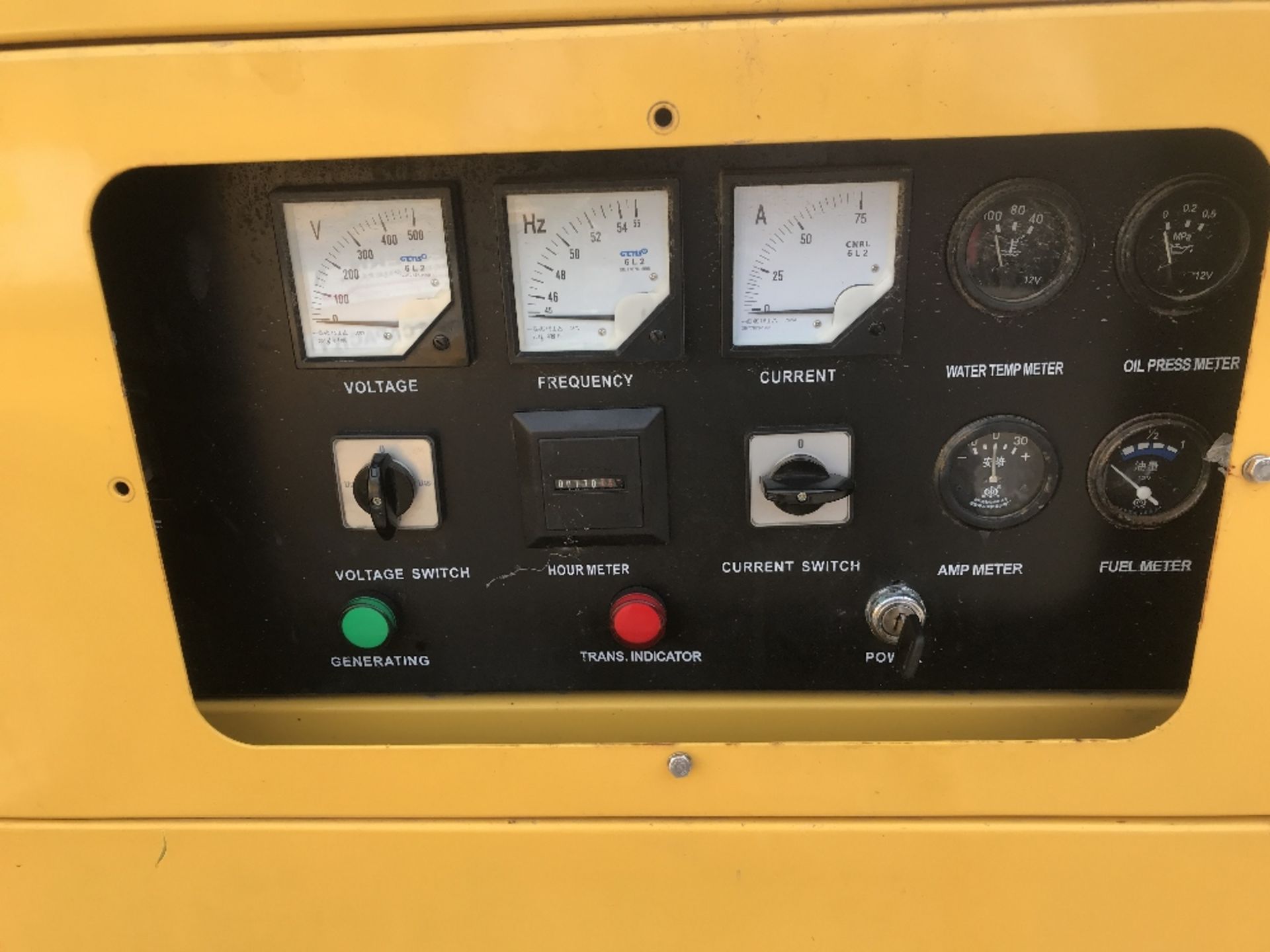 KAWAKENKI 50KVA GENERATOR, YEAR 2017 BUILD, LOW RECORDED HOURS….sold under the Auctioneer's Margin - Image 3 of 5