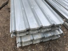 Pack of 25no. 8ft galvanised box profile roof sheets