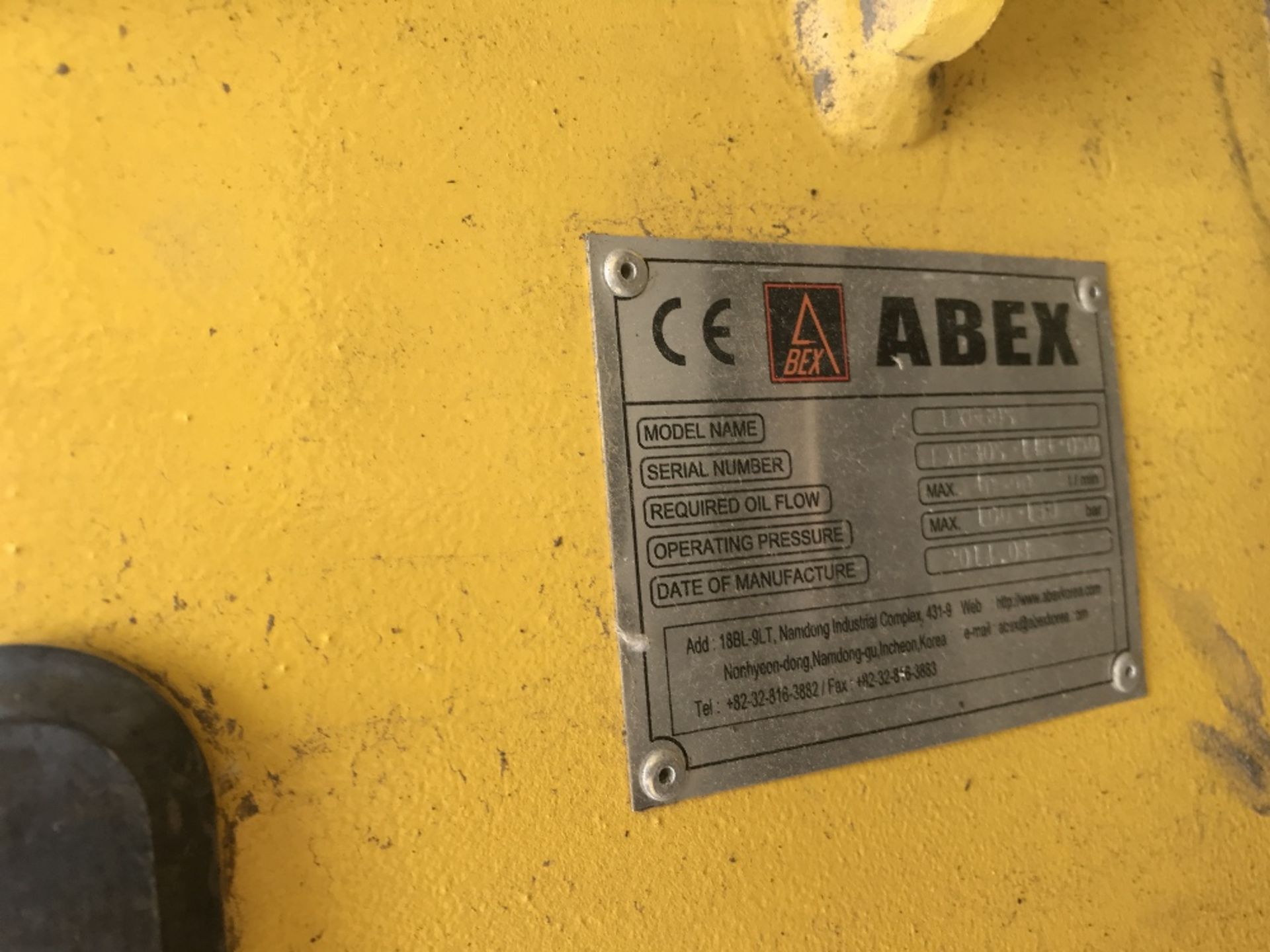 Abex EXB30S breaker, little used, fits 8tonne excavator, 75mm chisel - Image 2 of 3