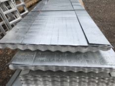 Pack of 25no. 8ft corrugated galvanised roofing sheets