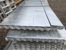 Pack of 25no. 8ft corrugated galvanised roofing sheets