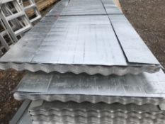 Pack of 25no. 8ft corrugated galvanised roofing sheets