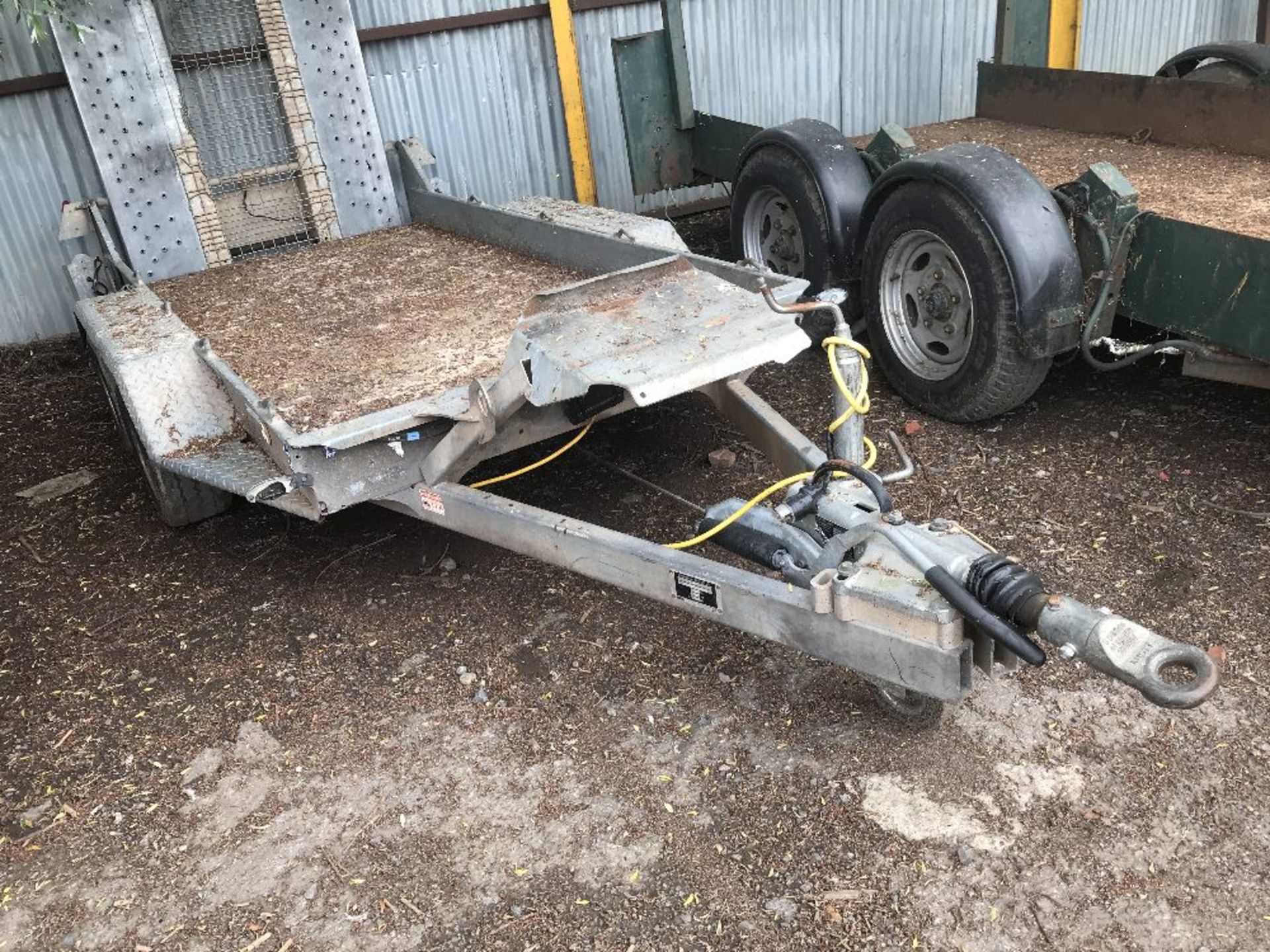 IFOR WILLIAMS GH94-3 TWIN WHEELED MINI DIGGER TRAILER YEAR 2010 SN:SCK600000A0581518