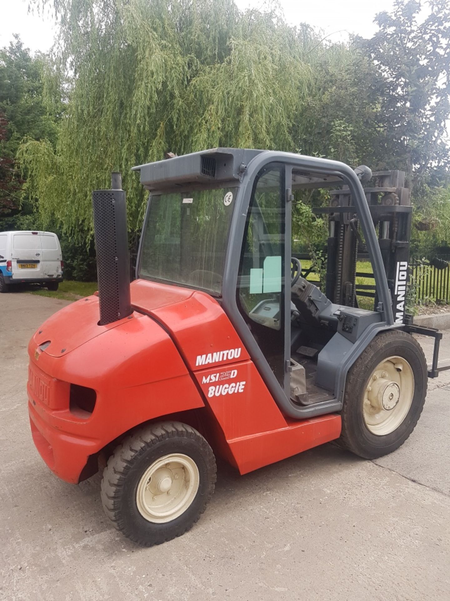 Manitou msi25d 2500 kgs diesel container spec forklift truck