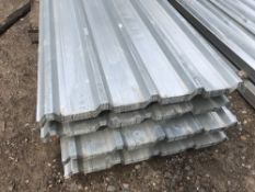 Pack of 25no. 12ft box profile galvanised roof sheets