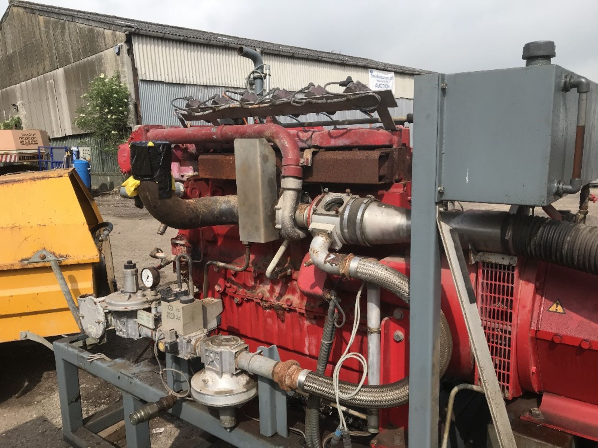 LIEBHERR OD150 BIO V01GC GAS POWERED GENERATOR, YEAR 2002, LIEBHERR ENGINE, STAMFORD ATERNATOR, - Image 4 of 10