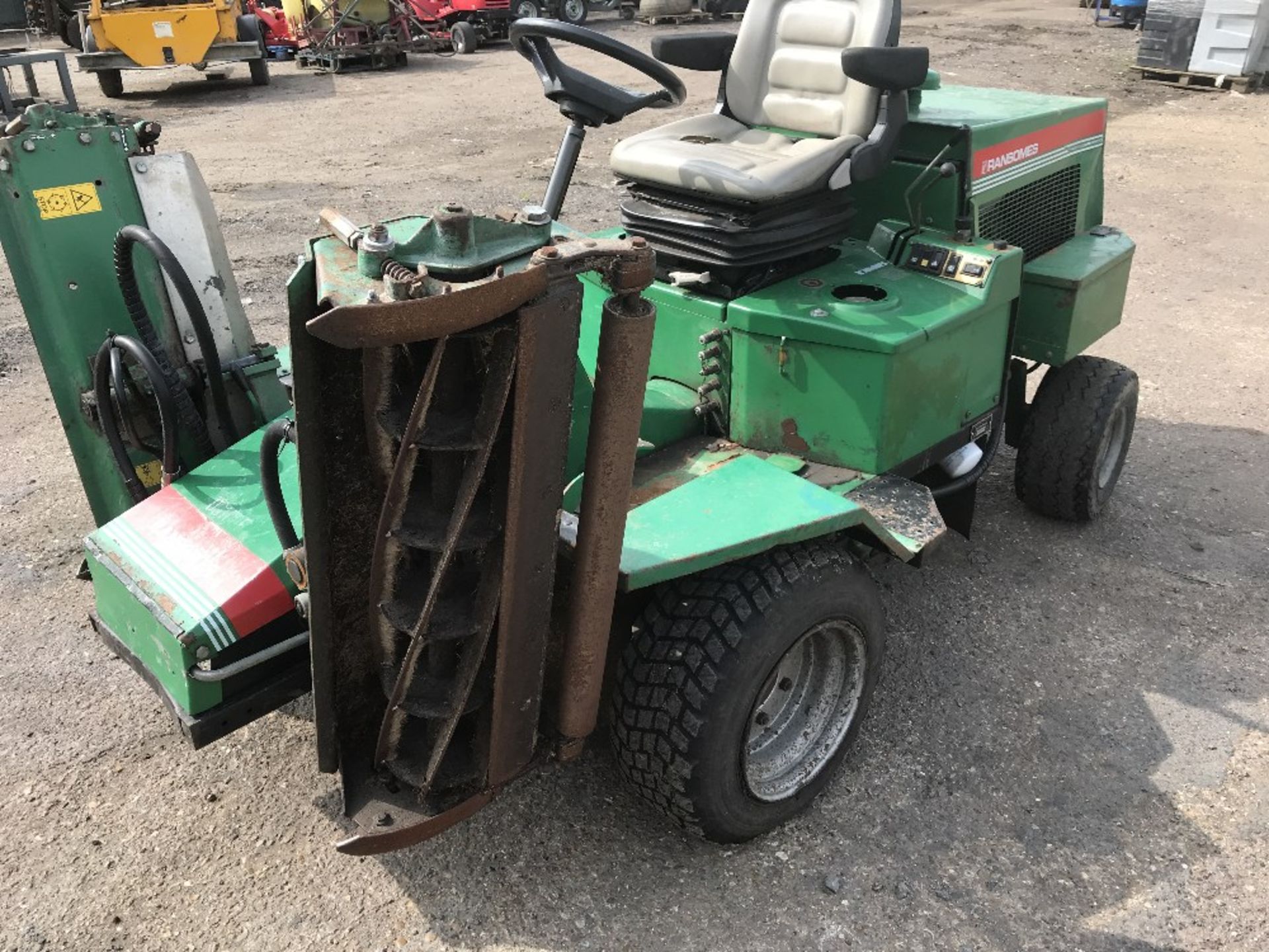 RANSOMES 213 TRIPLE MOWER.….sold under the Auctioneer's Margin Scheme, therefore NO VAT chargeable