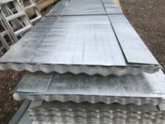 Pack of 25no. 10ft length corrugated galvanised roof sheets