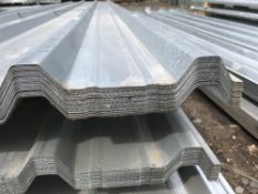 Pack of 25no. 10ft galvanised box profile roof sheets