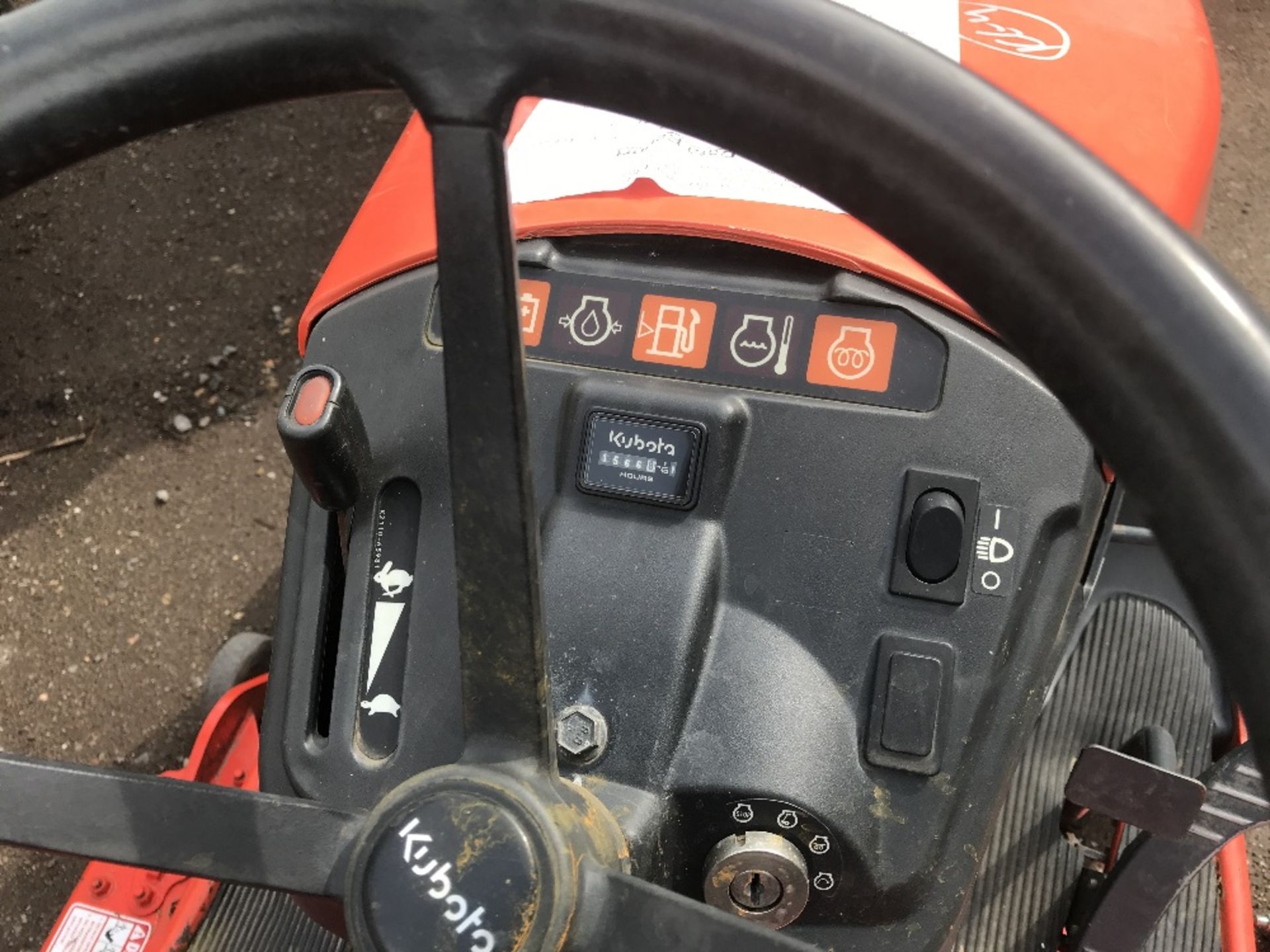 Kubota G2160 diesel mower tractor, reg. EU08 ORS SN: 12404 When tested was seen to run and drive - Image 2 of 2