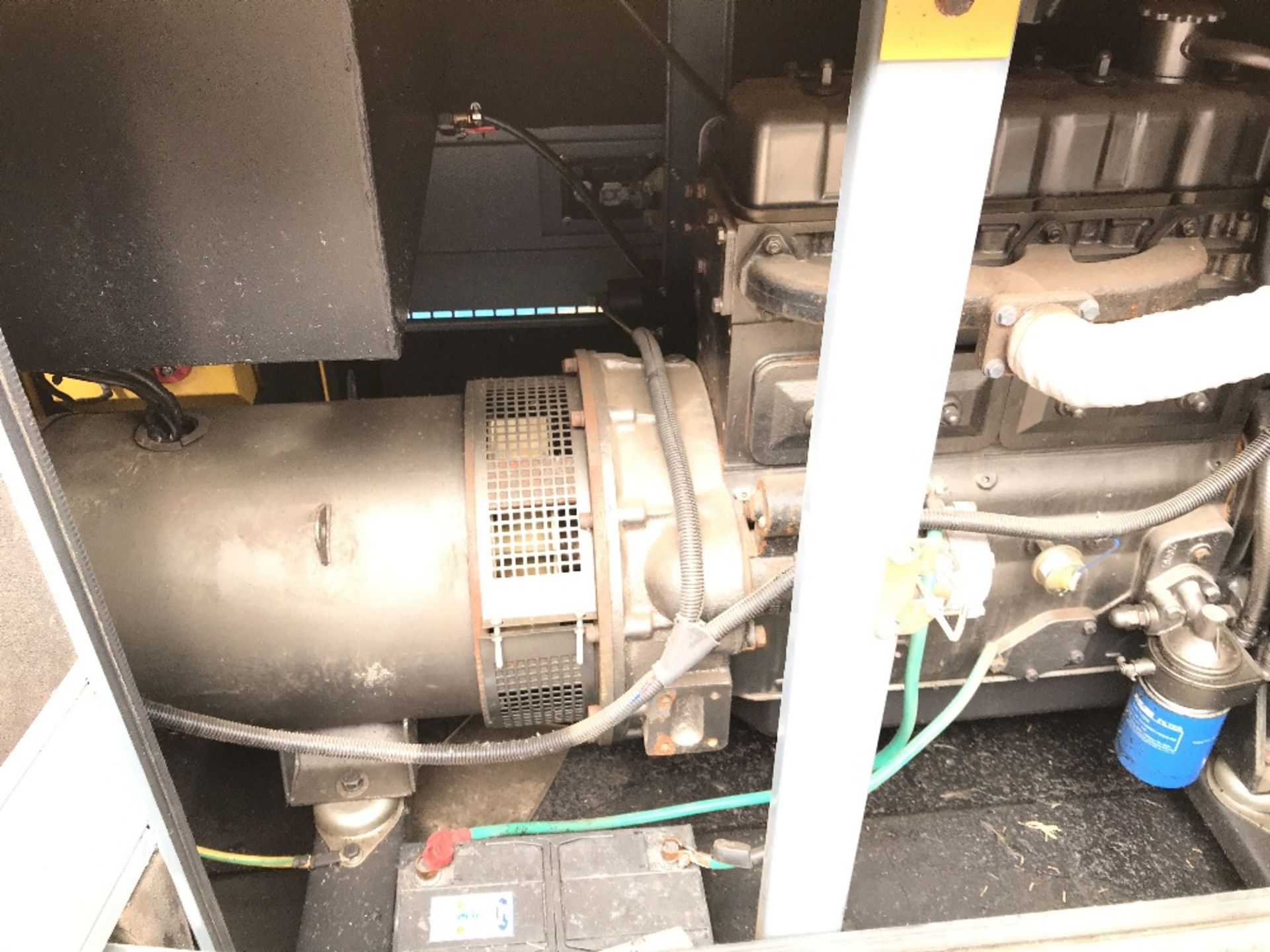 Kawakenki 50Kva skid generator, yr2017 build. WHEN TESTED WAS SEEN TO RUN BUT NOT SHOWING POWER. - Image 6 of 6