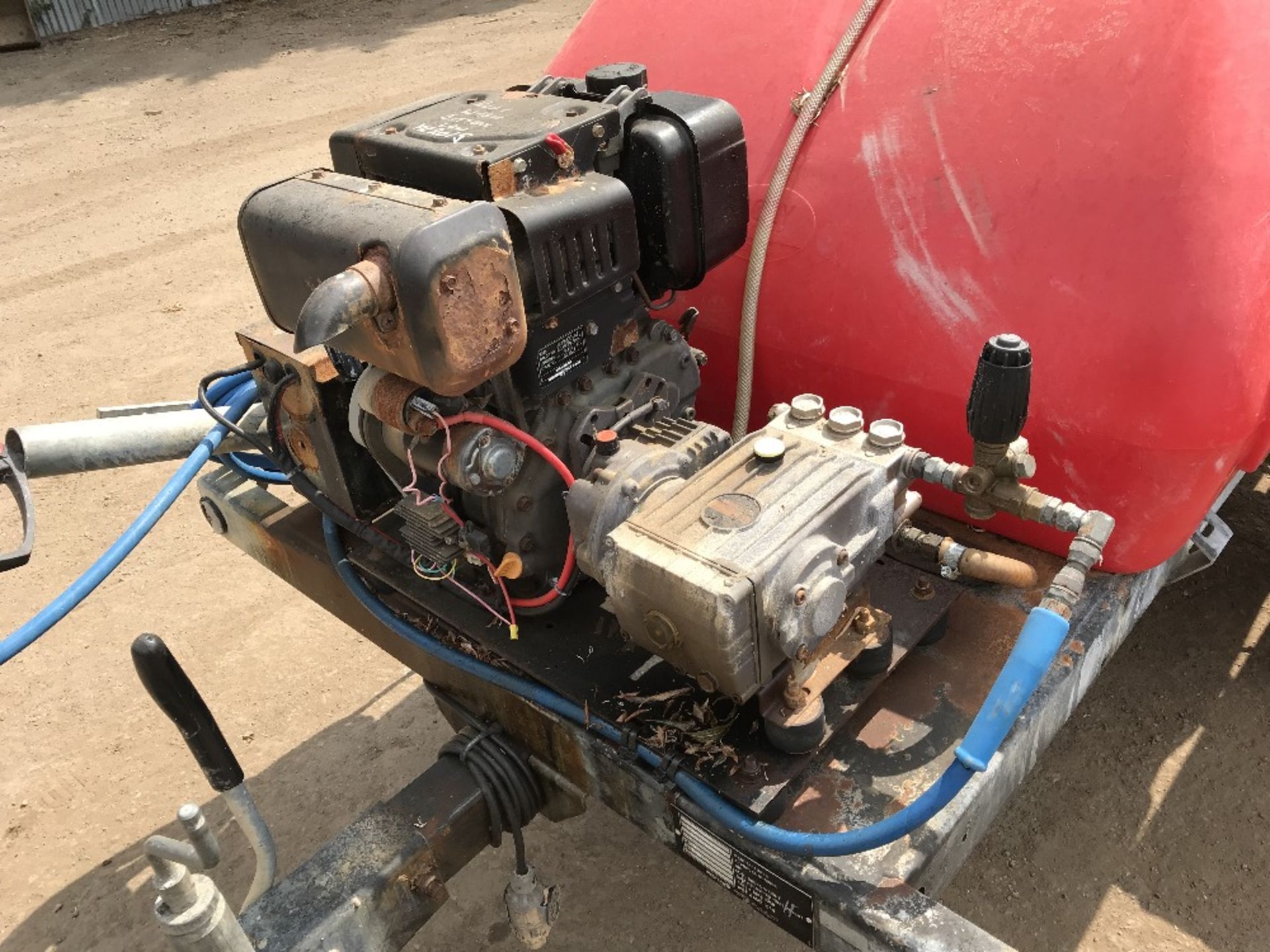 WESTERN YANMAR ENGINED PRESSURE WASHER BOWSER. WHEN TESTED WAS SEEN TO RUN - Image 3 of 3