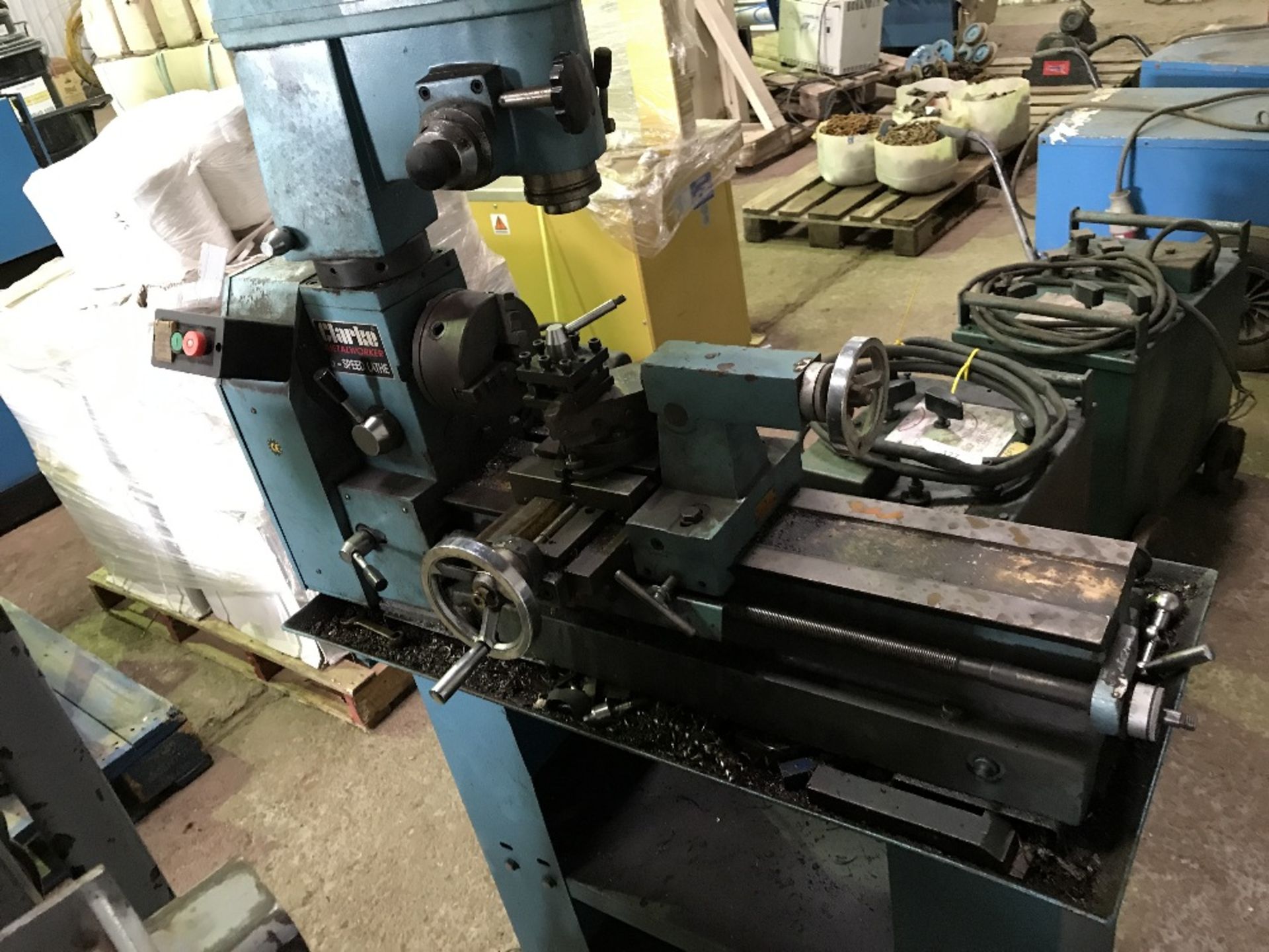 CLARKE METAL WORKER 12 SPEED MILL/DRILL/LATHE, DIRECT FROM COMPANY LIQUIDATION