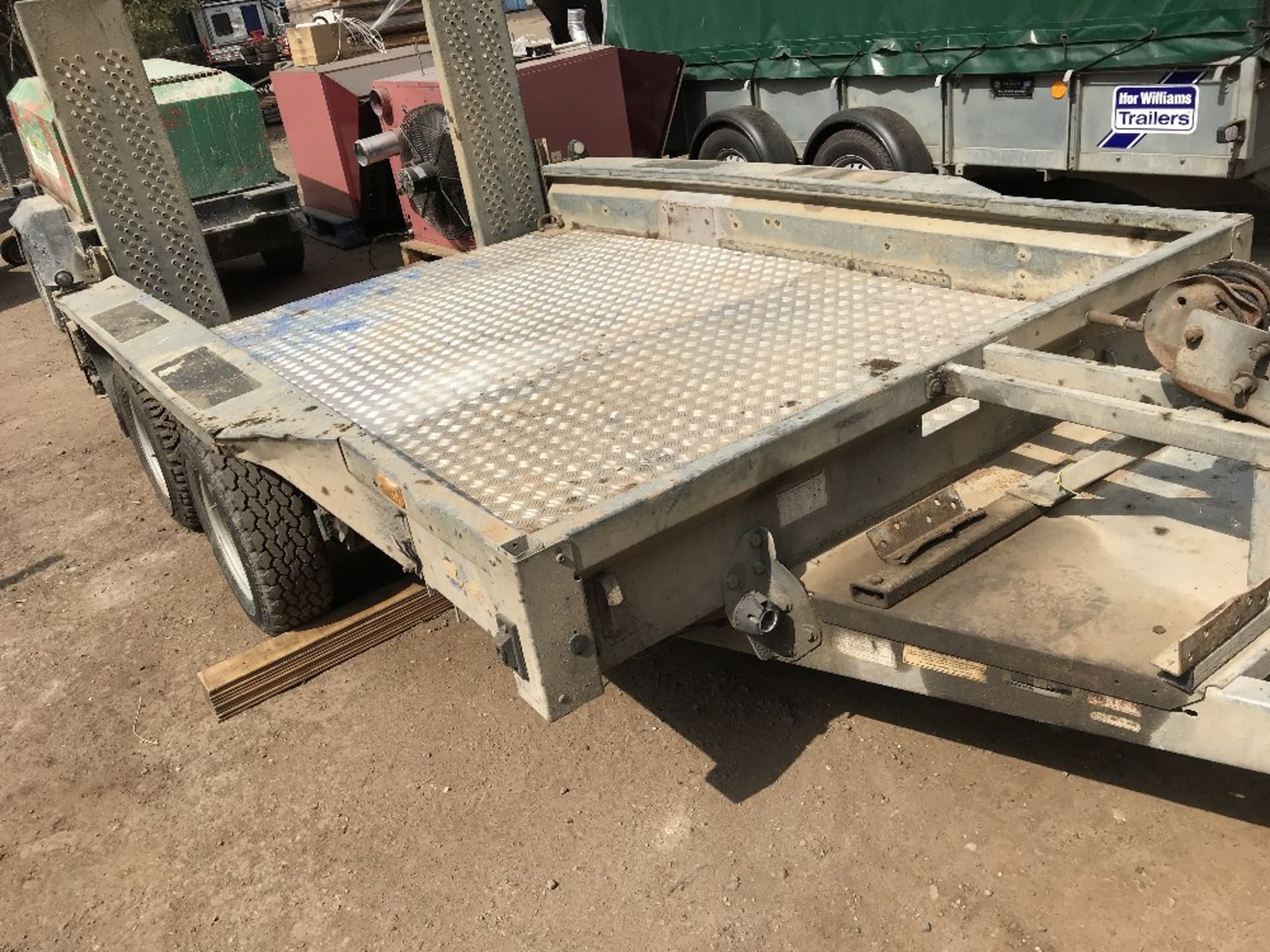 IFOR WILLIAMS GX106 PLANT TRAILER, YEAR 2004, SERIAL NUMBER: 4-81532