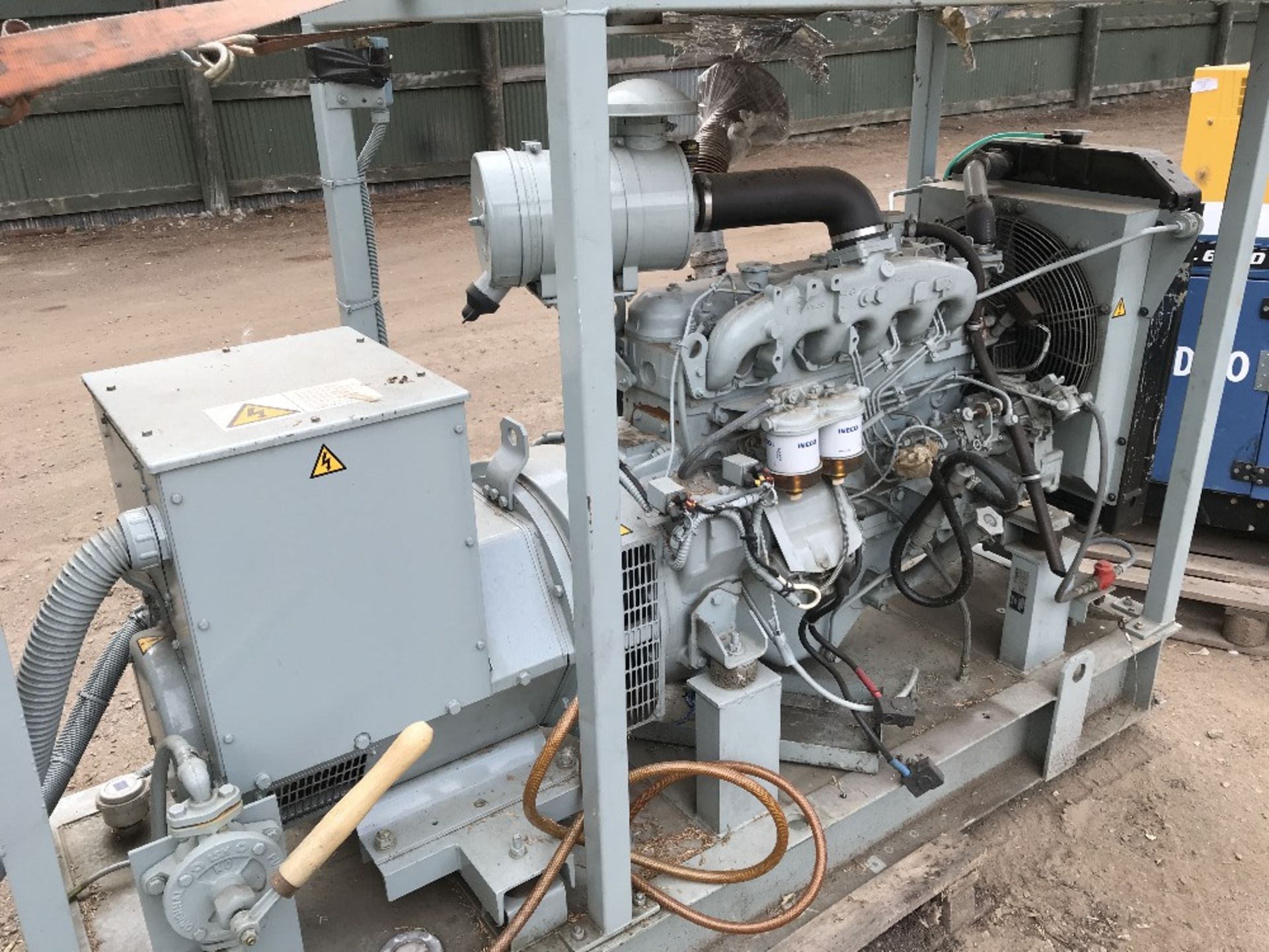 Iveco engined 70Kva standby generator, ex company liquidation WHEN TESTED WAS SEEN TO RUN BUT NOT - Image 3 of 5