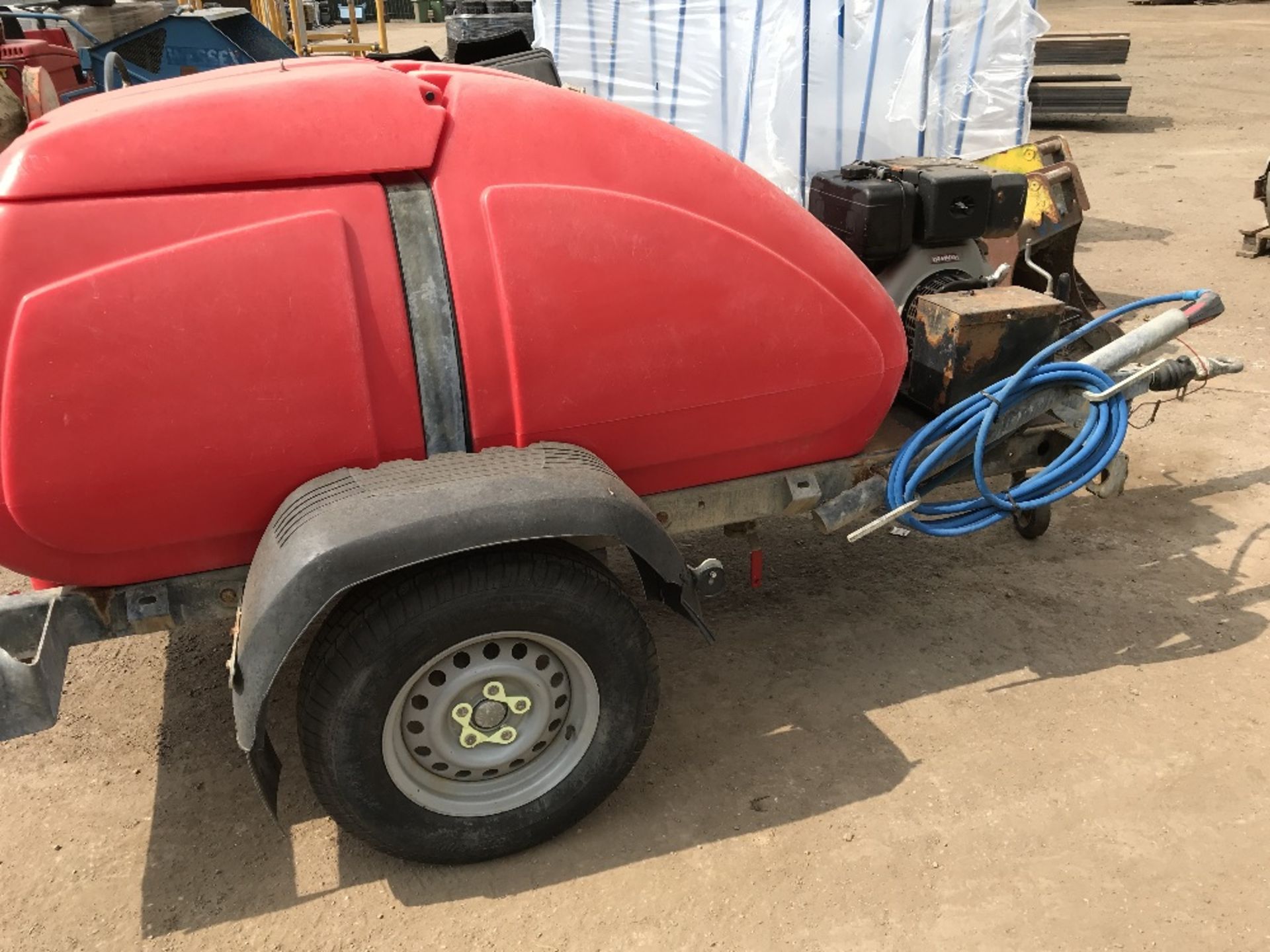 WESTERN YANMAR ENGINED PRESSURE WASHER BOWSER. WHEN TESTED WAS SEEN TO RUN