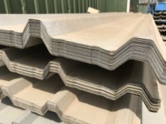 50no 12ft galvanised box profile roof sheets