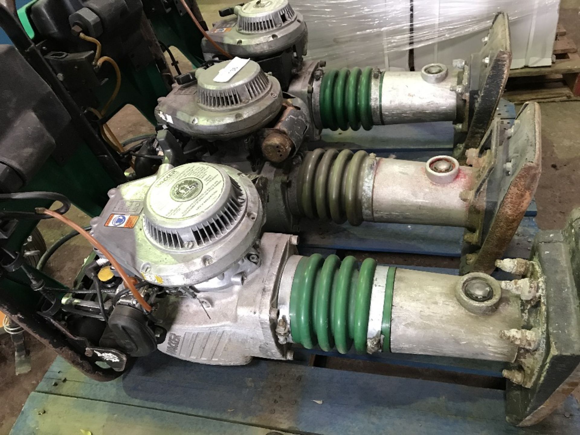 3X WACKER GREEN TOP TRENCH COMPACTORS