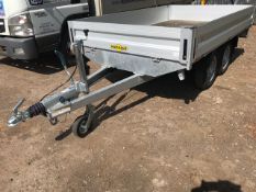 HUMBAUER 2 TONNE DROP SIDE TRAILER