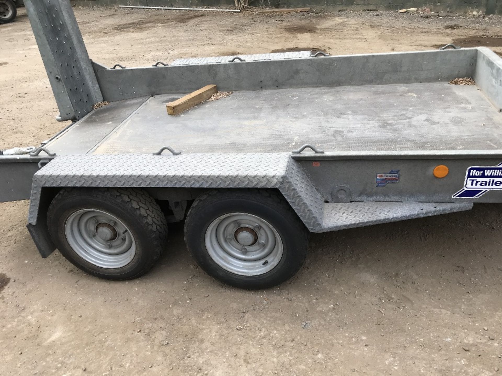 IFOR WILLIAMS GH1054BT MINI DIGGER PLANT TRAILER, YEAR 2015 SERIAL NUMBER: SCKD 00000FGO689772 - Image 5 of 5