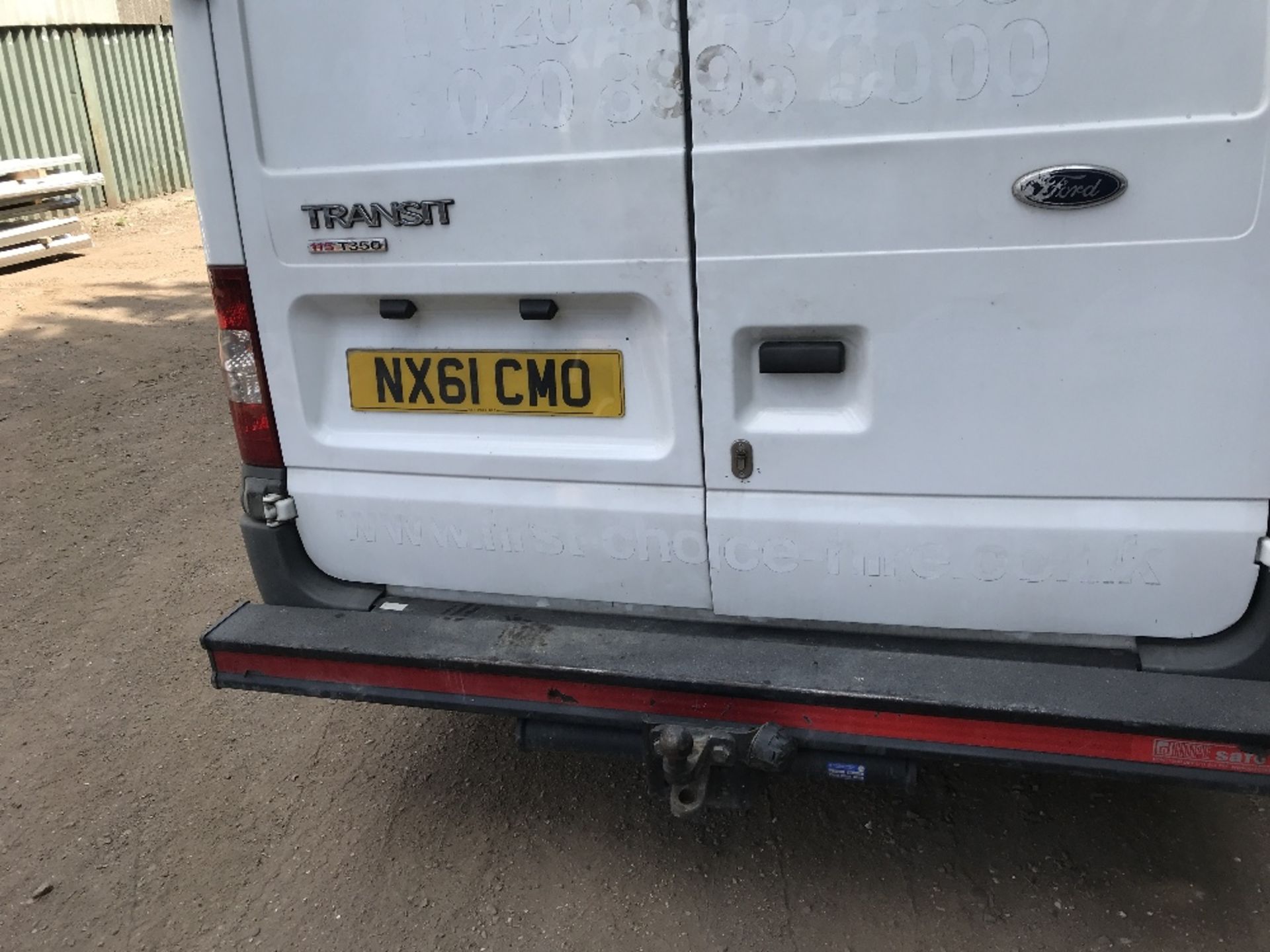 FORD TRANSIT LW8 HIGH TOP PANEL VAN, REGISTRATION: NX61 CMO. 158863 RECORDED MILES. DIRECT FROM - Image 5 of 15