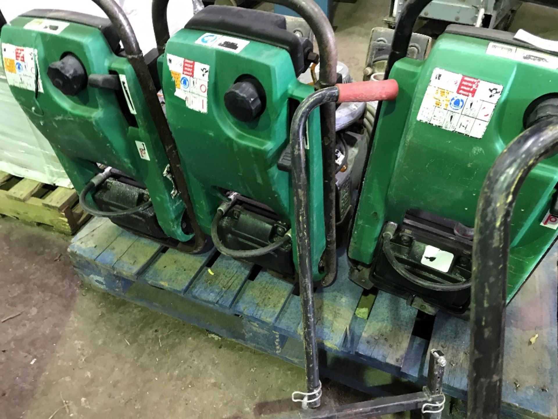 3X WACKER GREEN TOP TRENCH COMPACTORS - Image 2 of 2