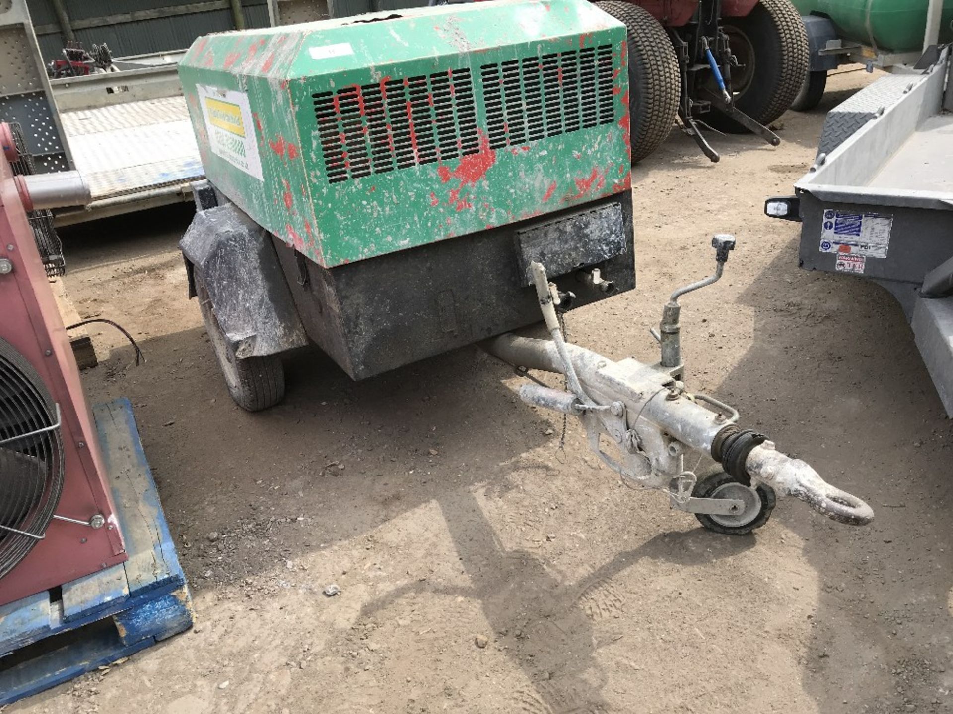 INGERSOLL RAND 741 COMPRESSOR, YEAR 2006. WHEN TESTED WAS SEEN TO RUN AND MAKE AIR