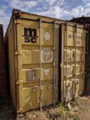 20FT STEEL STORAGE CONTAINER, LOCATED IN BILLERICAY, ESSEX. BUYER TO LOAD AND TRANSPORT