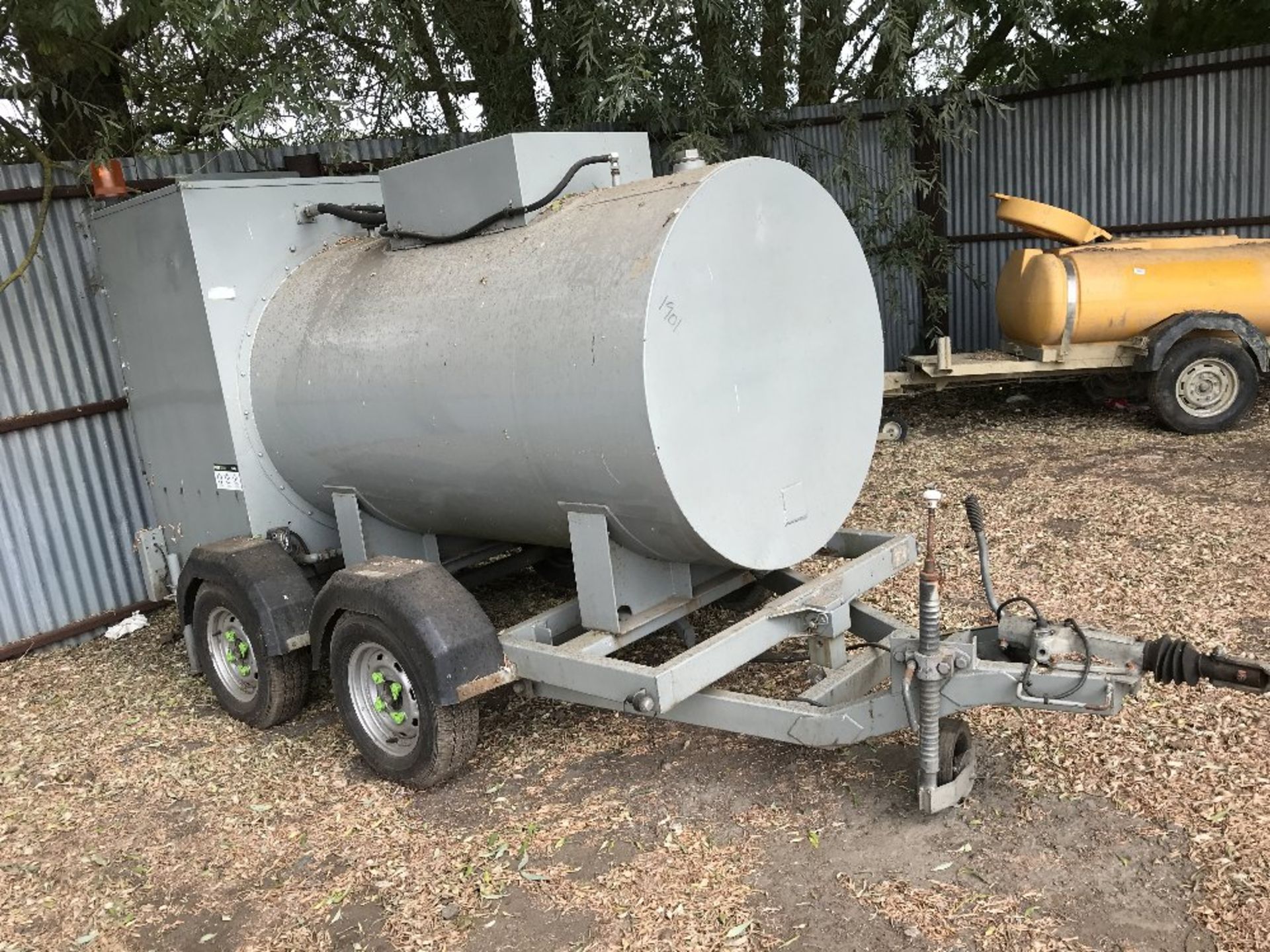 Oil transport tanker c/w pipework, originally used for transformer cooling oil change overs