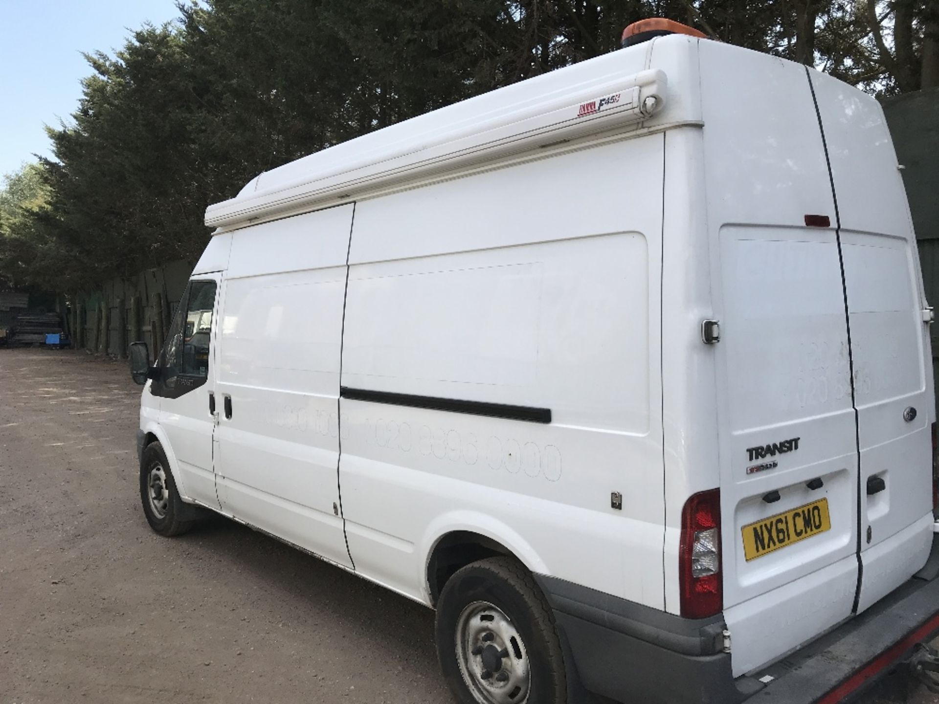 FORD TRANSIT LW8 HIGH TOP PANEL VAN, REGISTRATION: NX61 CMO. 158863 RECORDED MILES. DIRECT FROM - Image 7 of 15