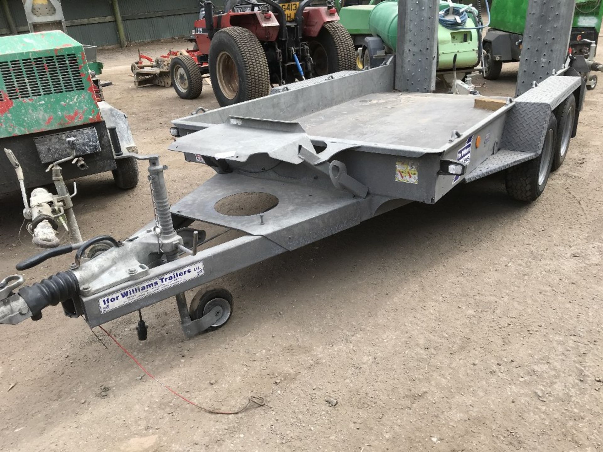 IFOR WILLIAMS GH1054BT MINI DIGGER PLANT TRAILER, YEAR 2015 SERIAL NUMBER: SCKD 00000FGO689772