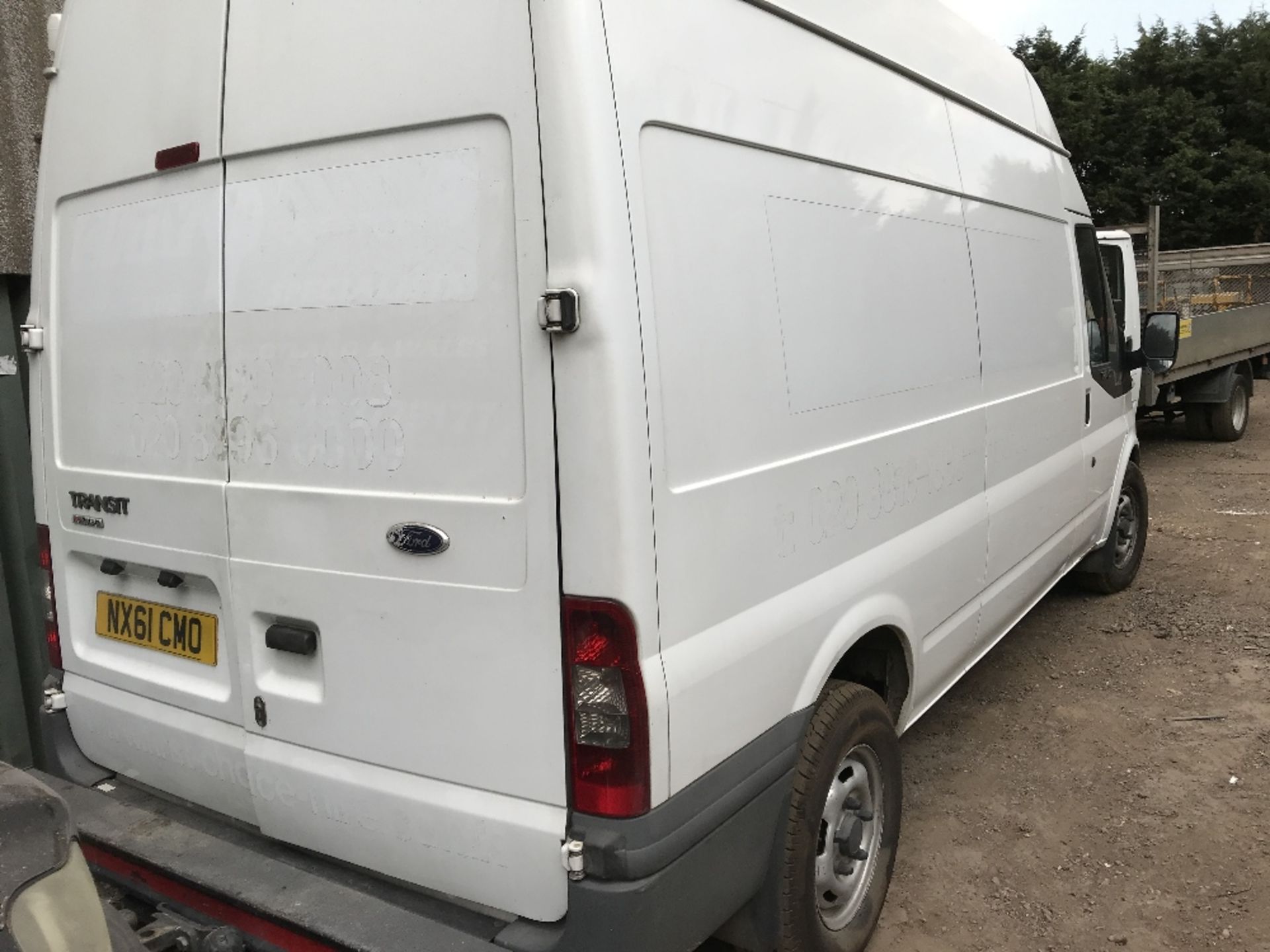 FORD TRANSIT LW8 HIGH TOP PANEL VAN, REGISTRATION: NX61 CMO. 158863 RECORDED MILES. DIRECT FROM - Image 2 of 15