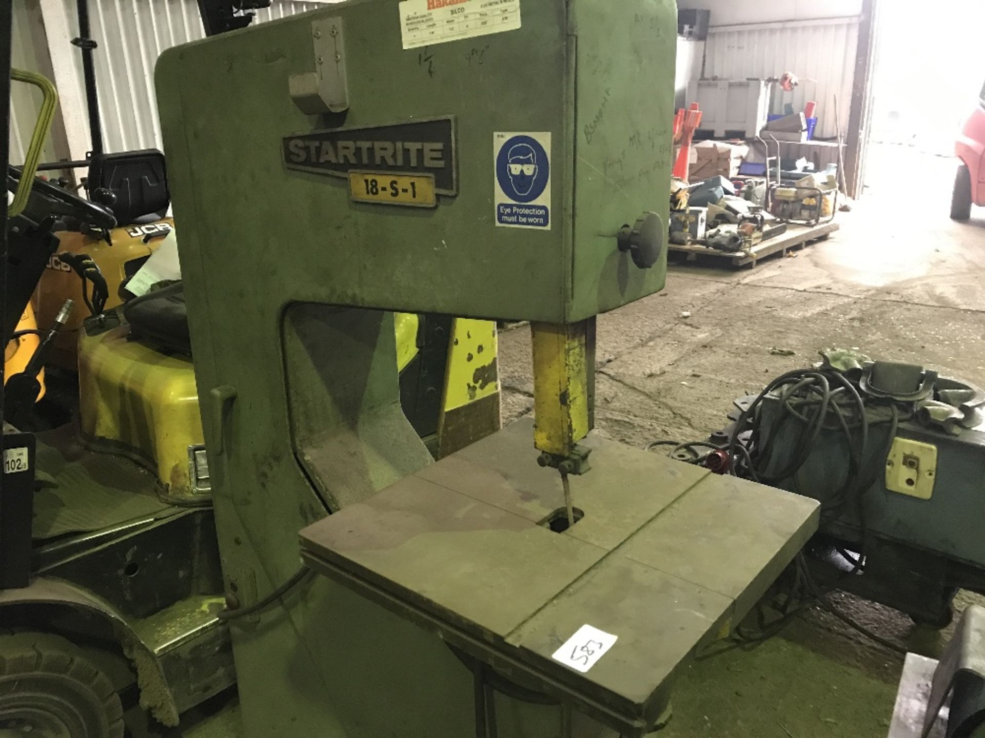 STARTRITE 18-S-1 BANDSAW, SOURCED FROM COMPANY LIQUIDATION