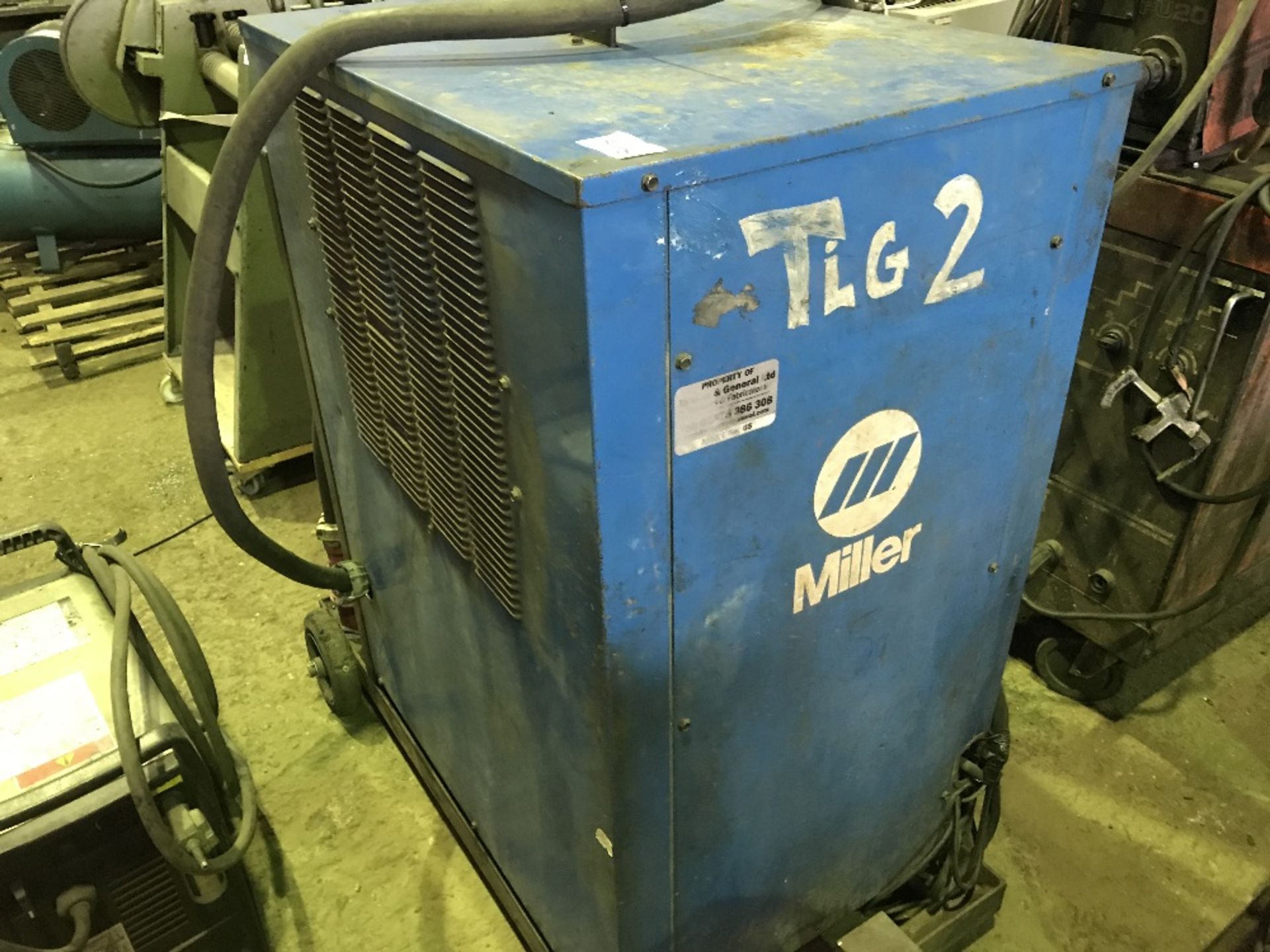 MILLER SYNCROWAVE 500 ARC WELDER, WITH WATERMATE COOLING SYSTEM, TIG2 ,SOURCED FROM COMPANY - Bild 4 aus 4