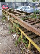 2No Steel Ramps - 6.7m x 1.2m x 0.5m high