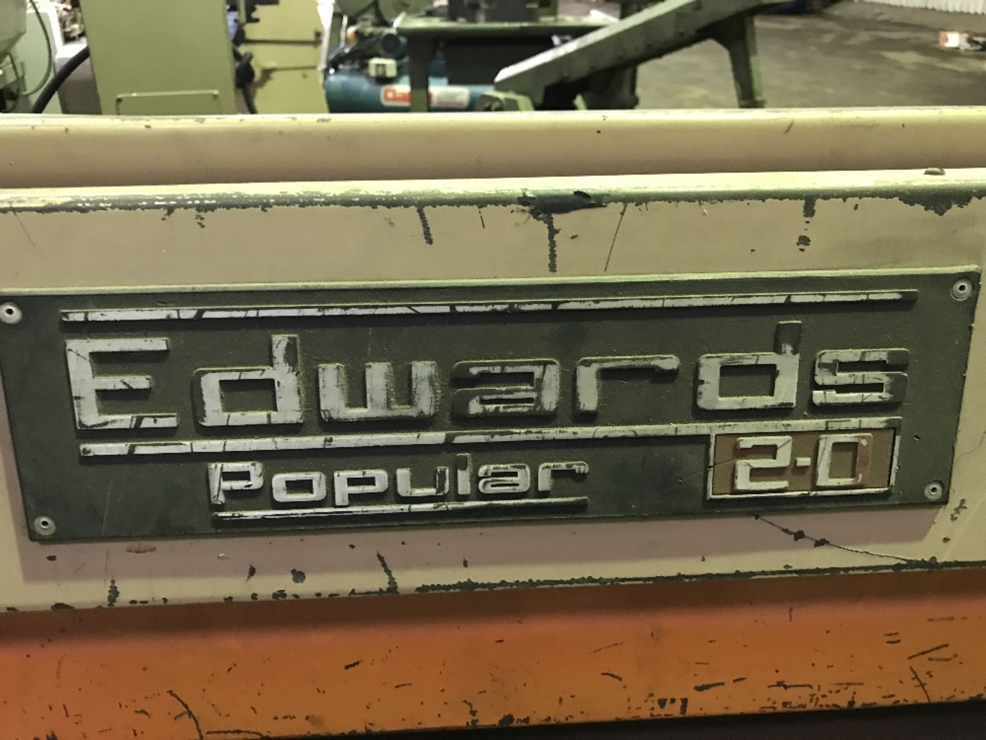 EDWARDS POPLIAR 2.0 600 POWER GUILLOTENE WITH FOOT CONTROL PEDAL Sourced directly from a small sized - Image 4 of 4