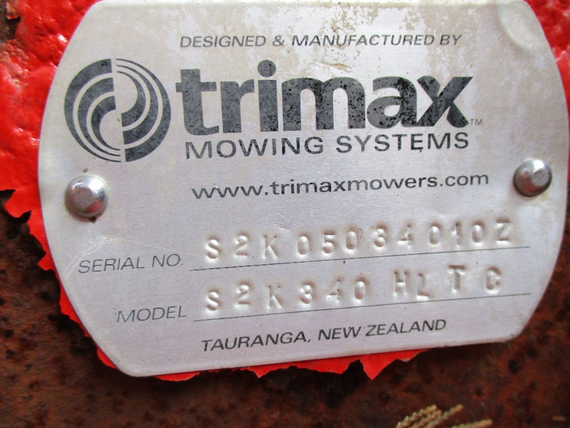 TRIMAX STEALTH S2 340 TOWED BATWING ROLLER MOWER YEAR 2010 APPROX - Image 5 of 6