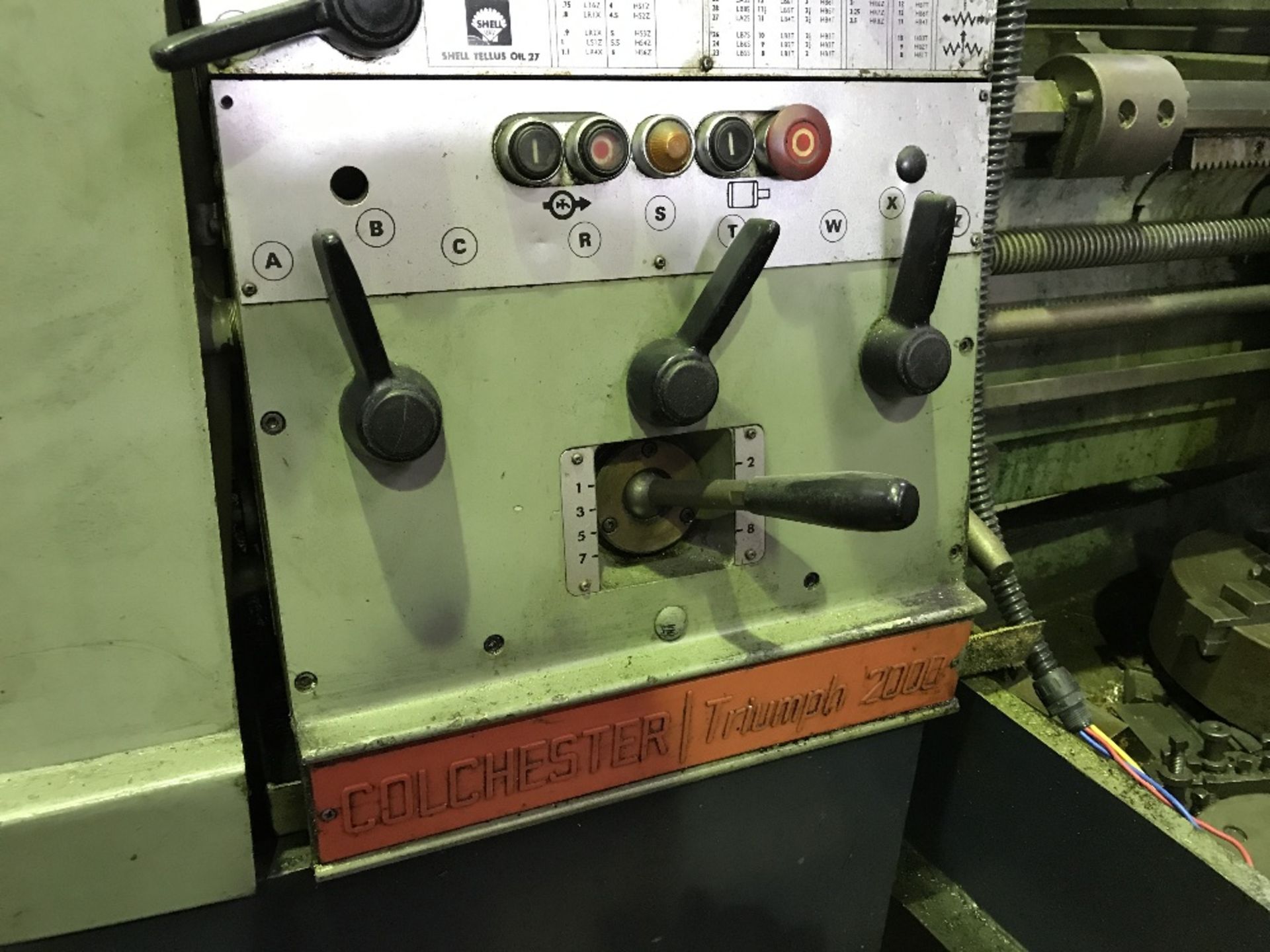 COLCHESTER TRIUMPH 2000 LATHE...600 WITH SOME TOOLING AS SHOWN Sourced directly from a small sized - Image 6 of 6