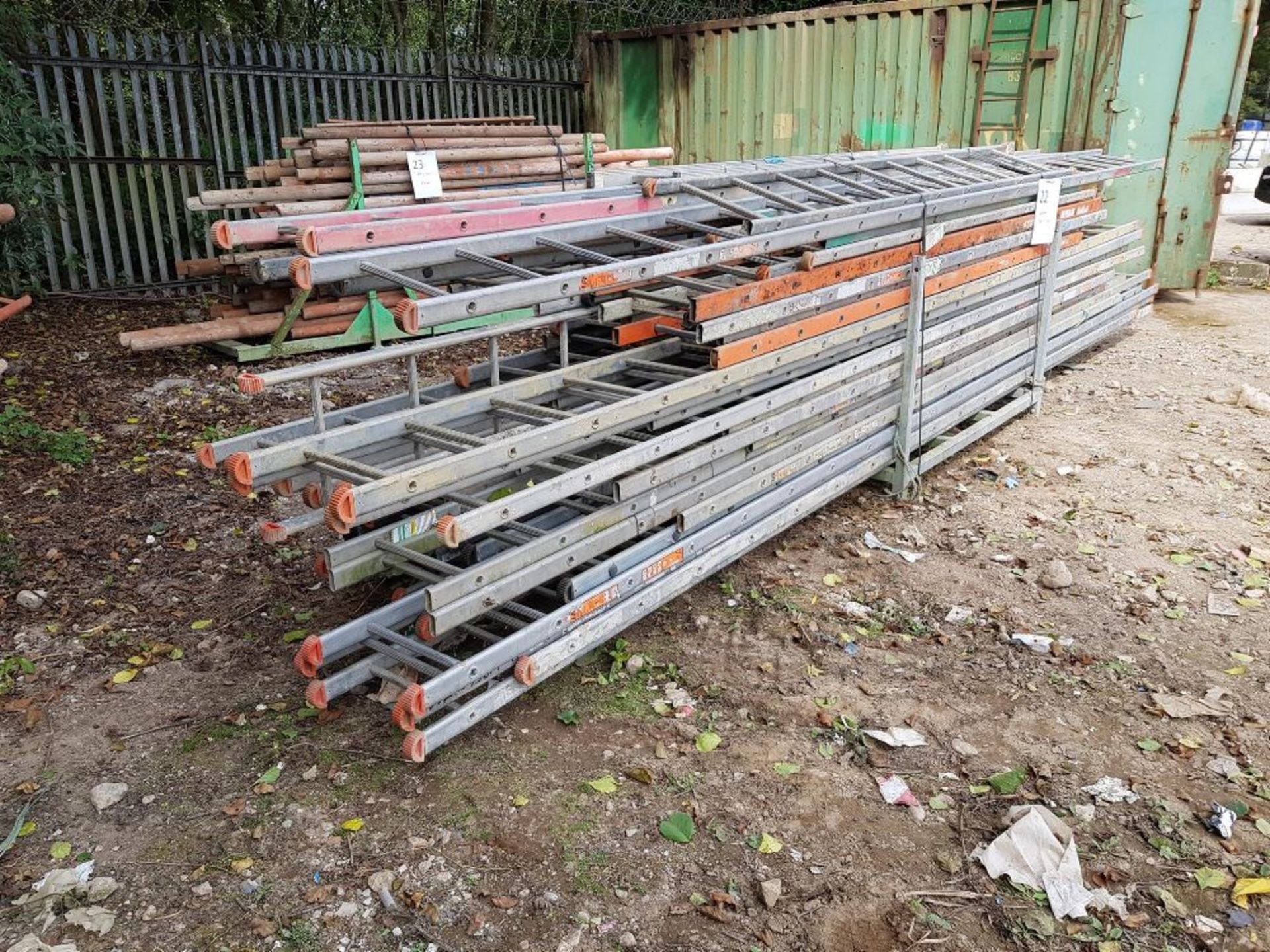 48No Metal Ladders – 3.0m to 7.0m Long LOT LOCATION: 2 Main Road, Sundridge, Nr Sevenoaks, Kent.