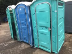 3 X PORTABLE TOILETS...NB: 3 TOILETS SOLD AS ONE LOT